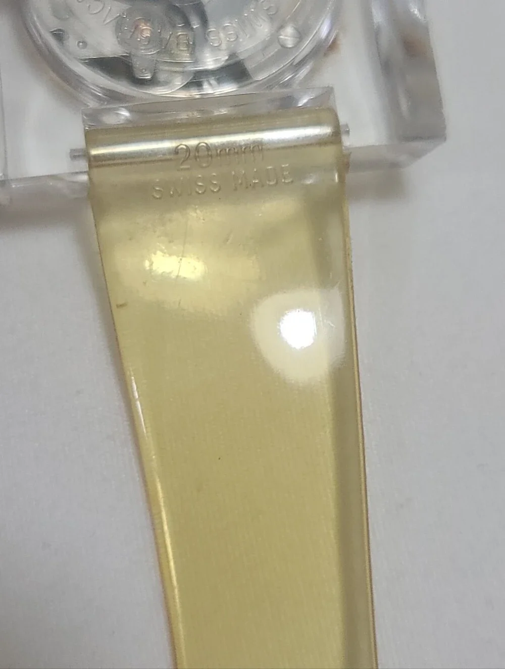 Marcel Vintage Women's Shock Resistant Swiss Made Lucite Acrylic Watch